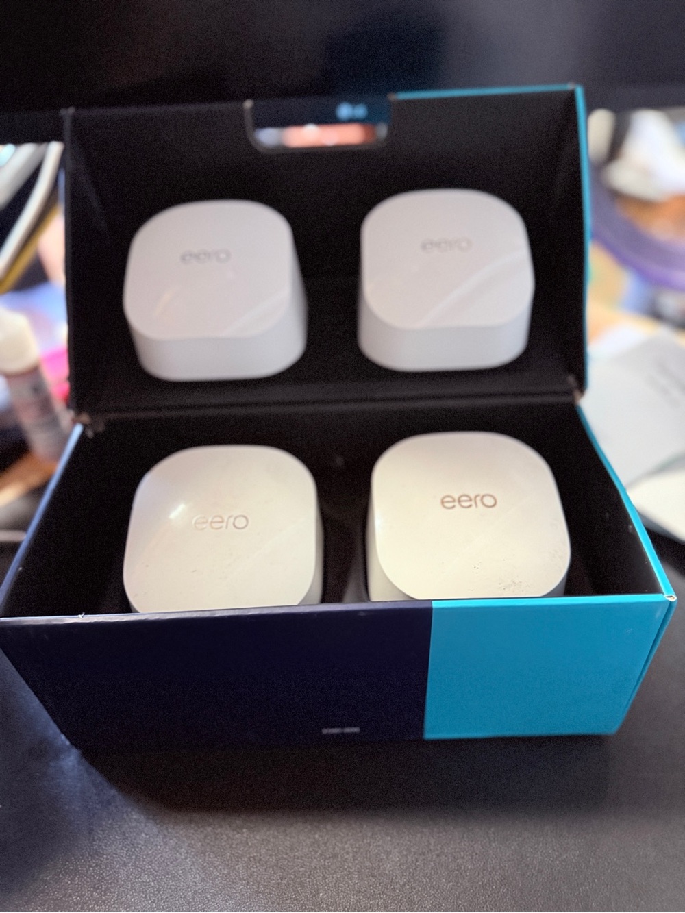 eero Mesh Wi‑Fi Routers Bundle in White - 4 Pack